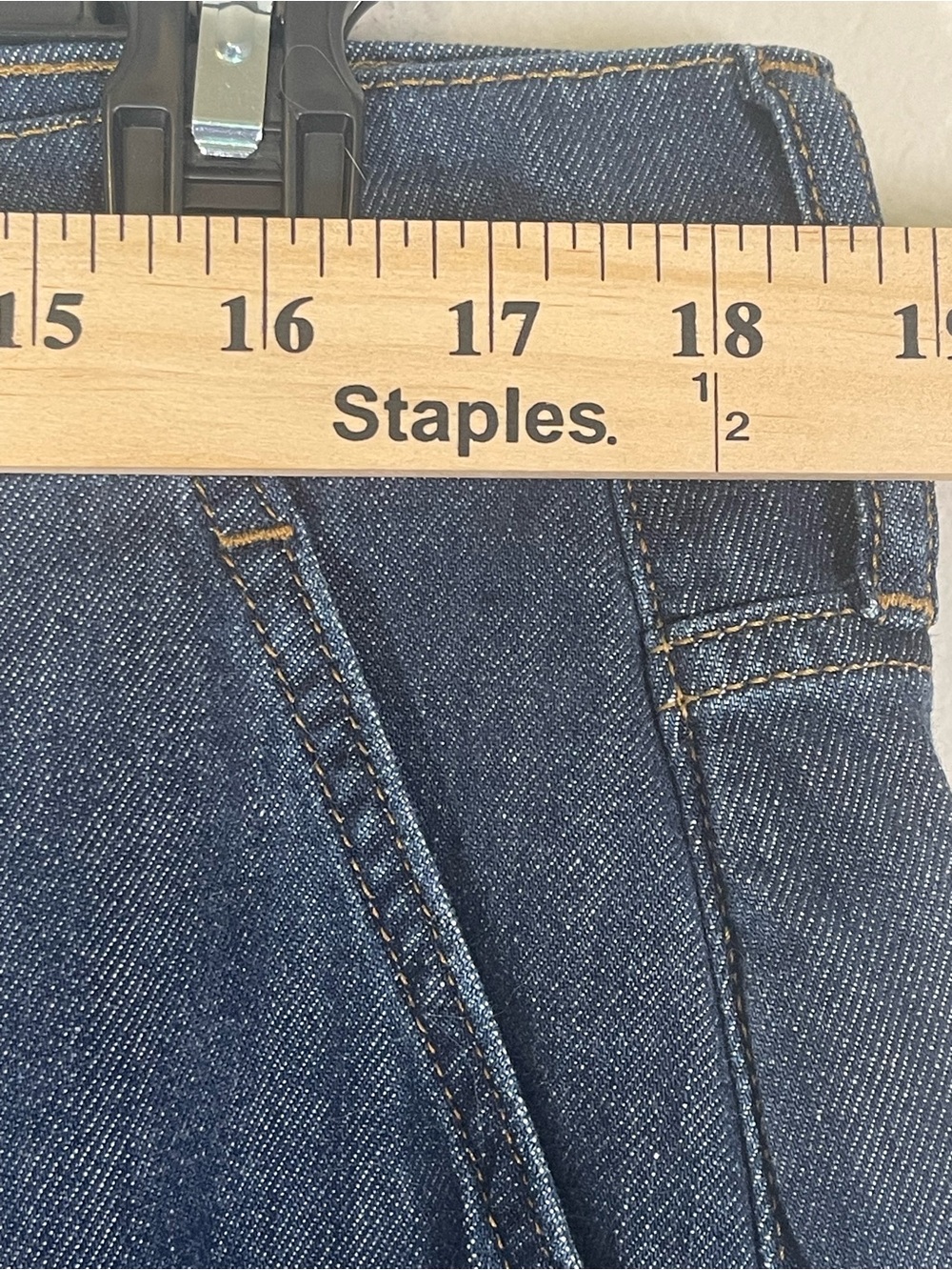 J Crew Fac NWT Denim Trouser Jeans Size 33 Wide Leg High Rise Jeans - Picture 8 of 14
